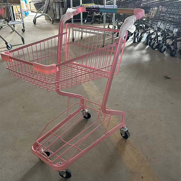 pink shopping cart