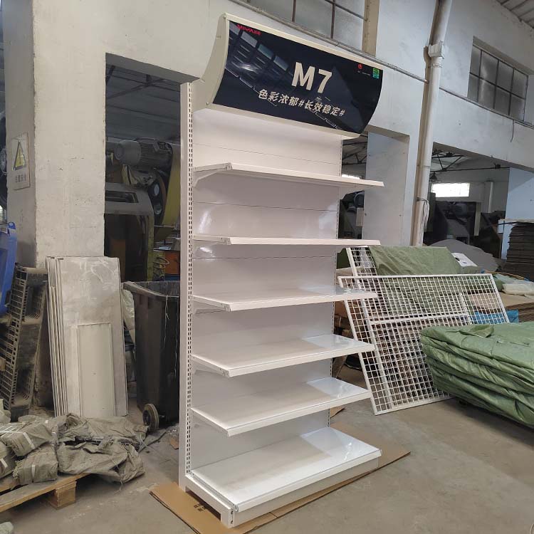 white display shelf