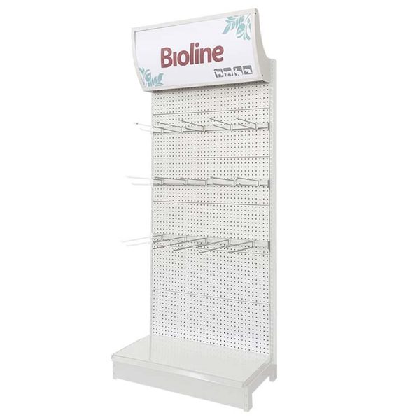 pharmacy display rack shelf