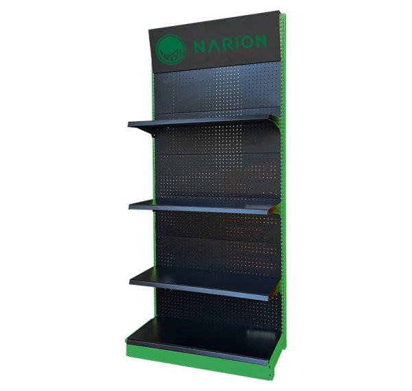 1-sided supermarket display shelf