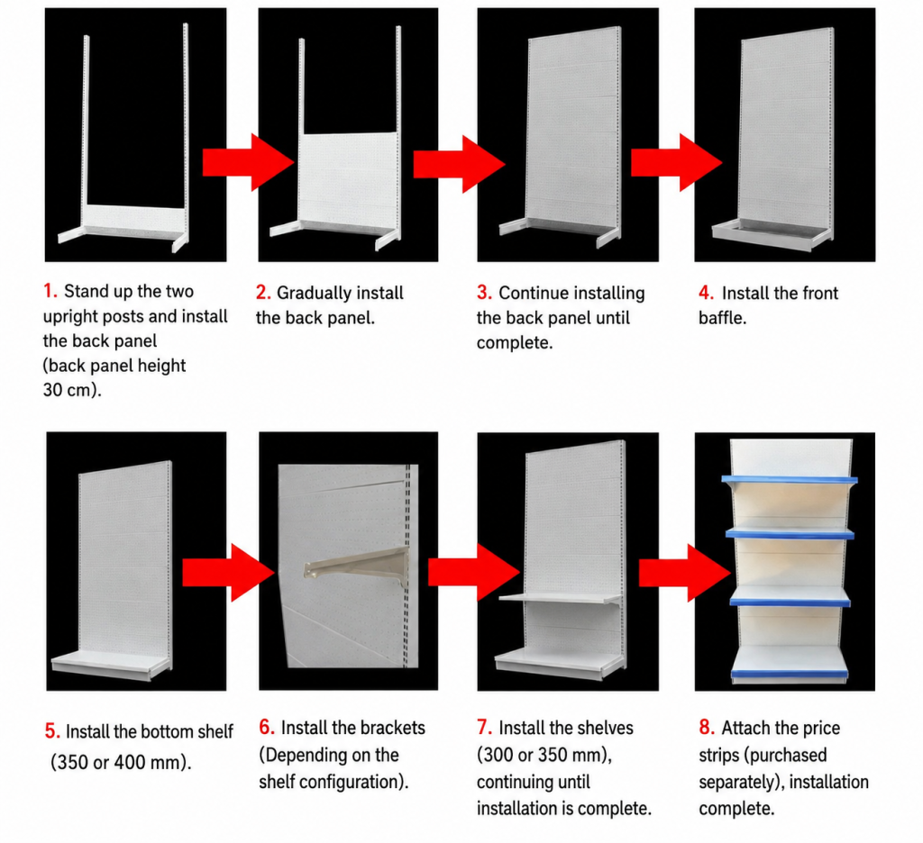 Supermarket Shelving Installation Guide